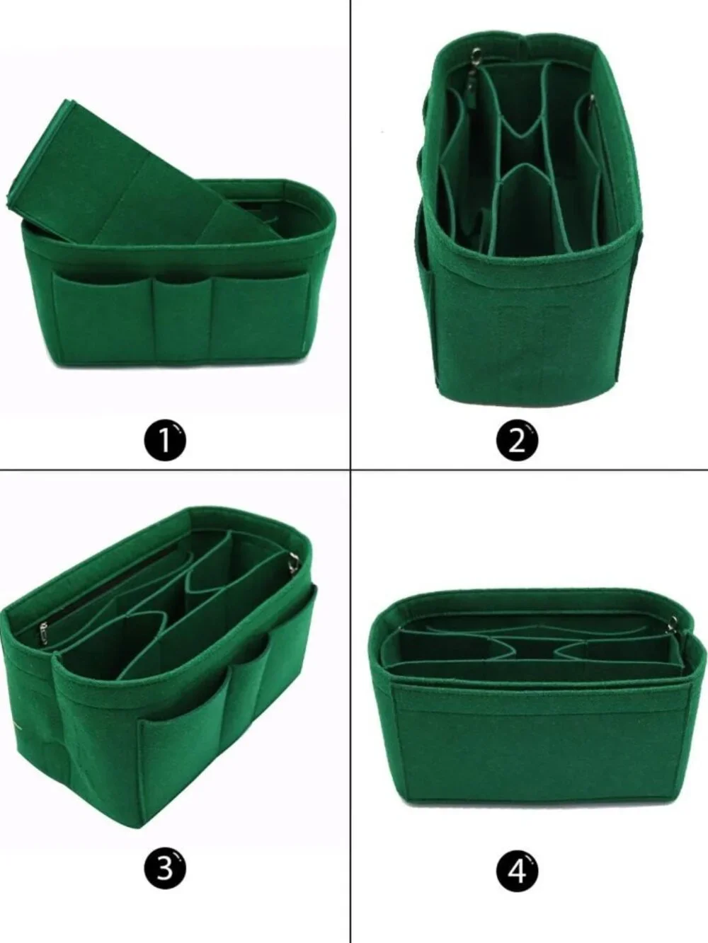 Felt Bag Organizer for Handbag & Purse - Perfect Insert for Speedy & Neverfull
